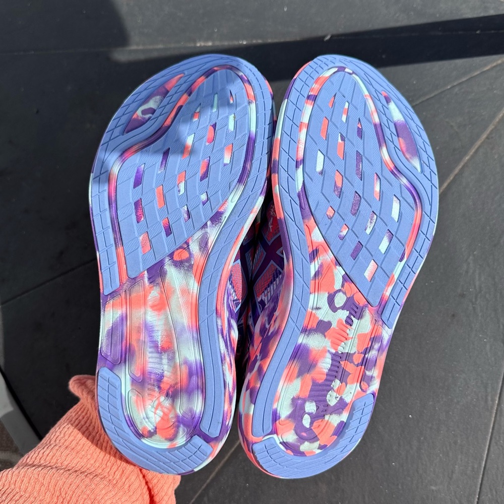 ASICS Women's Coral, Purple & Teal Running Shoes - Picture 2 of 5